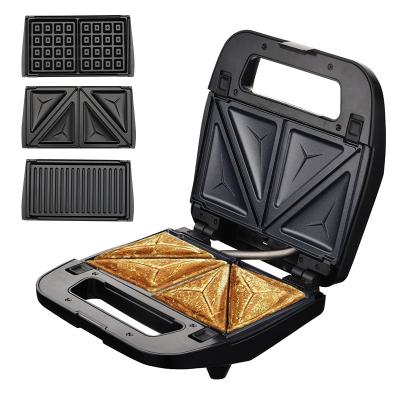 China 2022 Hot Selling Household 3 In 1 Dismountable Plate Breakfast Sandwich Maker For Home Use for sale