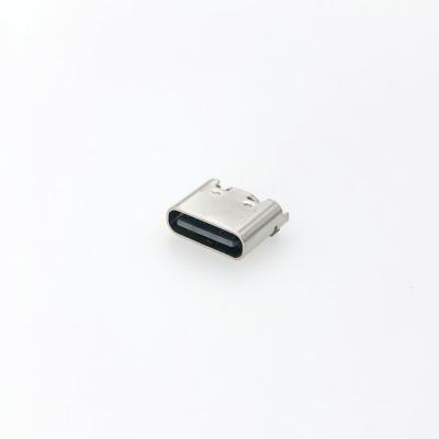 China Current Type C Receptacle Plug FPC 3A 6P USB 3.1 Female Connector for sale