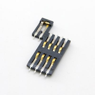 China PCB SIM Card Connector SMT Push Pull Type Smart Card Connector 10 (8+2) Pin IC Card Connector for sale