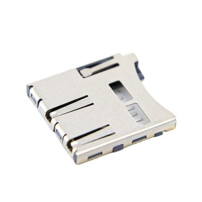 China Micro PCB Connector Push-Push Type TF Card Socket SD Memory Card SD Card for sale