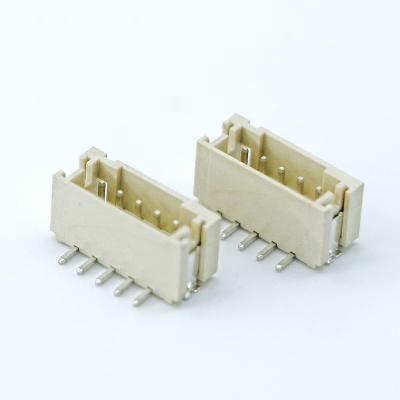 China PCB Connector Header 2.0mm Pitch Wafer Connector 5 Pin SMT Vertical Pin Wire To Board Crimp Style Connector for sale