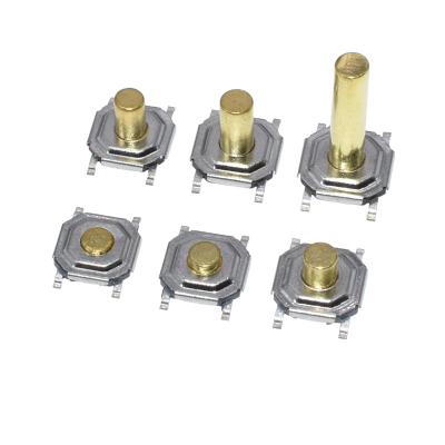 China Seagull Wing Tactile Switches 4X4mm 5.2*5.2mm Tact Switch SMD Actuated SMT for sale