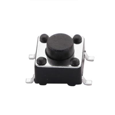 China Seagull Wing Tactile Switches 6X6mm Tact Switch SMD Cheat Wing Top Actuated SMT Tactile Switch for sale