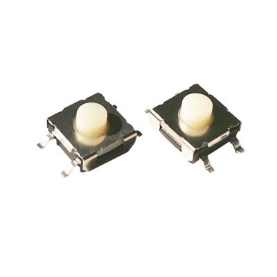 China Seagull Tactile Wing Switche 6.2X6.2mm Tact Switch SMD Switch SPST-NO Top Interlocked SMT for sale