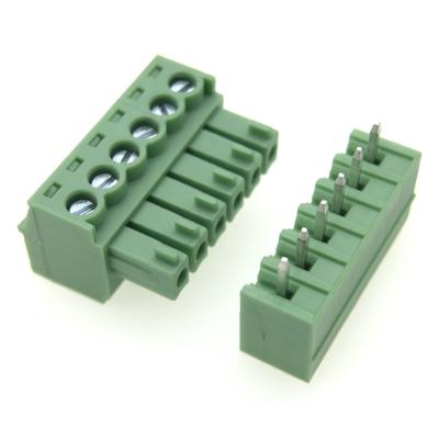 China PCB 6 Terminal Blocks 6 Position 5.08mm Pitch Wire-to-Board for sale