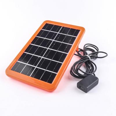 China GDFLASH portable solar phone charging with stable chips can charge mobile phone large panel fast charging use for 52-31.2 travel camping for sale