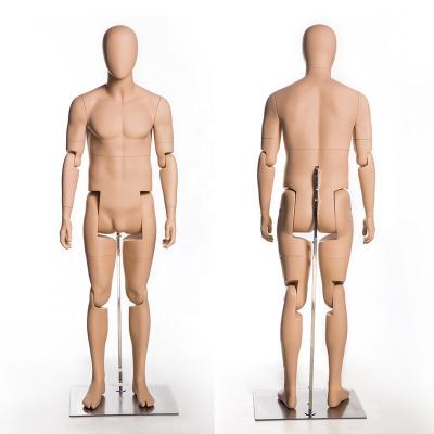 China HM02-G male movable joint mannequin wooden arms male mannequin full body flexible mannequin for sale