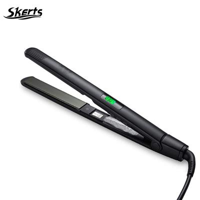 China Hotel Free Sample Adjustable Temperature Floating Ceramic Flat Styling Tool Ceramic Flat Iron Professional Hair Straightener for sale