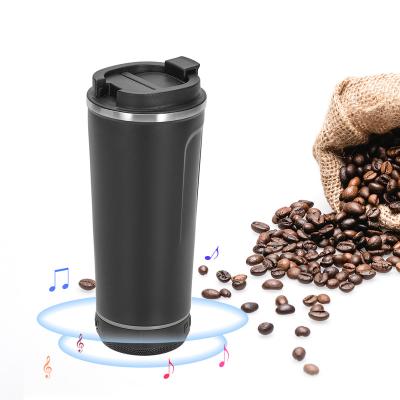 China Wholesale Smart Radio 550ml Dual Wall Stainless Steel Water Bottle Speaker for sale