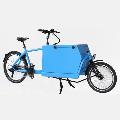 China Cargo Bafang hub motor 250w two wheels cargo bike with box for sale for sale