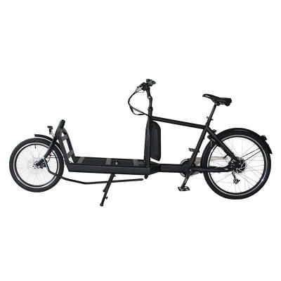 China Cargo 2 Wheel Cargo Bike With Wooden Box Pedal Bicycle For Cargo Groceries for sale