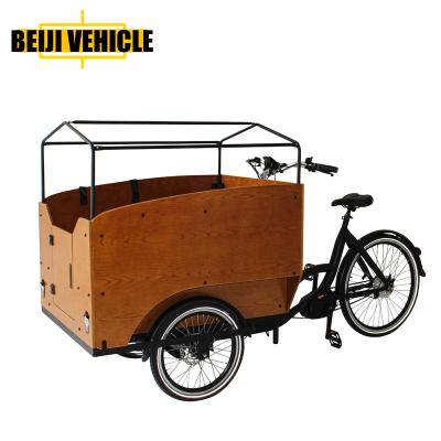 China Passenger Bicycles With Three Wheels Cargo Bike For Kids Motorized Cargo Tricycle for sale