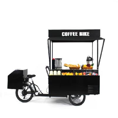 China Cargo Three Wheel Electric Bike Food Cart With Freezer for sale