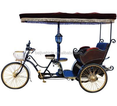 China Passenger CE Approved Pedal Assisted Electric Bicycle Taxi Rickshaw Price for sale