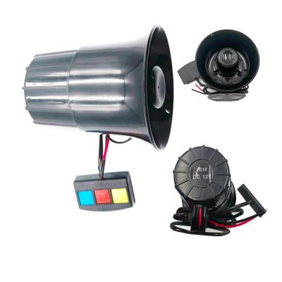 China Motorcycle/Car ABS/Factory Iron Black Emergency Police Fire Alarm Siren Horn Speaker Directly For Police Car for sale