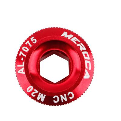 China Durable Aluminum Alloy Crank Cover Mountain Bike Parts Tooth Plate Crank Screw For Meroca M15 M18 M19 M20 M19 for sale