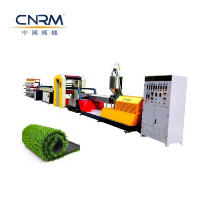 China Polypropylene Fibrillated Film PP PE Tape / Carpet Artificial Grass Story Extruder For Brazil Russia Market for sale