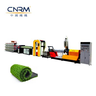 China Film Curly Artificial Grass Monofilament Artificial Grass Story Extruder Making Machine for sale