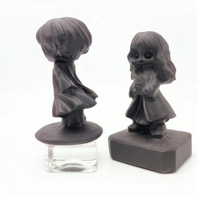 China China Hot Sale Crystal Crafts Crystal Cartoon Character Obsidian Carving Hermione Harry for sale