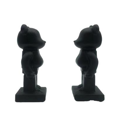 China Hot Selling Violent Bear Obsidian Bear Fashion Healing Decoration China Violent Obsidian Ornament for sale