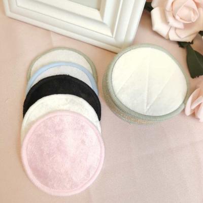 China Cotton Velvet Absorbent Eco Friendly Organic Bamboo Multiple Sizes Styles Face Makeup Remover Cleaning Pads for sale