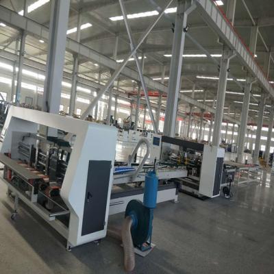 China HY-ZD Food Carton Machinery Automatic Gluing And Nailing Machine for sale