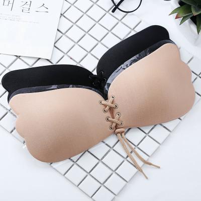 China 2023 Factory Price Free Sample Wholesale Girls Bra Cheap Push Up QUICK DRY Adhesive Women's Invisible Sticky Bra for sale