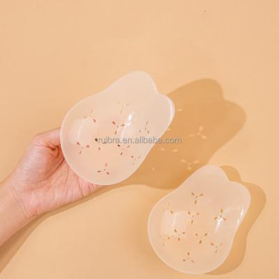 China Bunny Pies Push Up Invisible Breast Nipple Sticker New Pads Silicone Nipple Cover Bra Strapless Lift Up Rabbit Ear For Women Underwear for sale