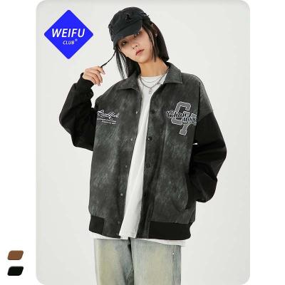 China WF windproof| 2022 Vintage Varsity Jackets Embroidery Couples College Baseball Mens Lettermans Varsity Jacket for sale