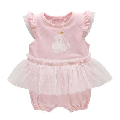 China Organic Cotton Double-needle Edge Snaps Online Boutique Clothing Stores Baby Romper Animals for sale