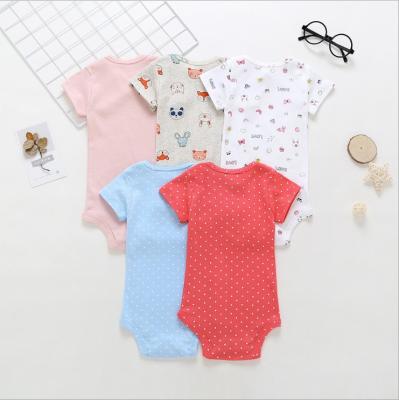 China Supply Fashion Style Baby Clothes Romper 5 Pcs Clothing Set Roupas Infantil Baby Boy Romper Set for sale