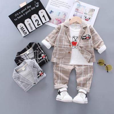 China Wholesale Comfotable Boys Blazers New Kids Boy Suits Formal Dress Kids Boys Baby Clothes Sets for sale