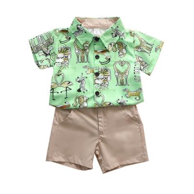 China Comfotable Boys Shorts Outfits Clothes Sets Summer Shirts Beach Clothes for sale