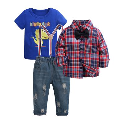 China New Style 100% Cotton Boys Shirts Autumn Spring Boys Casual Button Denim Casual Shirt for sale