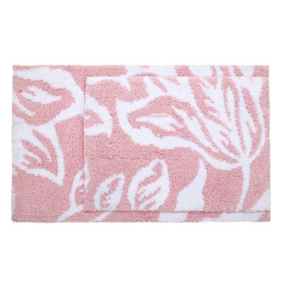 China Durable Bath Covers 2 Piece Toilet Set Bath Mat Custom Fashion Washable Bathroom Covers for sale