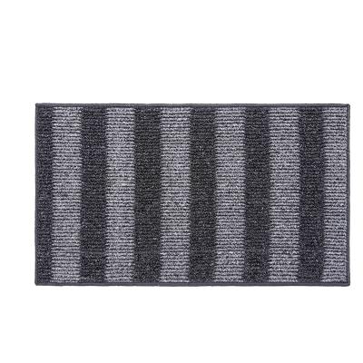 China Stain Resistant Made In China Machine Tufted High Low Loop Polypropylene BCF Home Use Black Gray Outdoor Rugs for sale