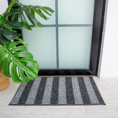 China Custom Printed Durable Anti Slip Reception Logo Door Mat Outdoor Floor Mat for sale