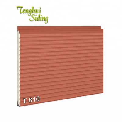 China Brick-concrete+superior villas+steel construction in China energy saving waterproof exterior metal wall siding panel for sale