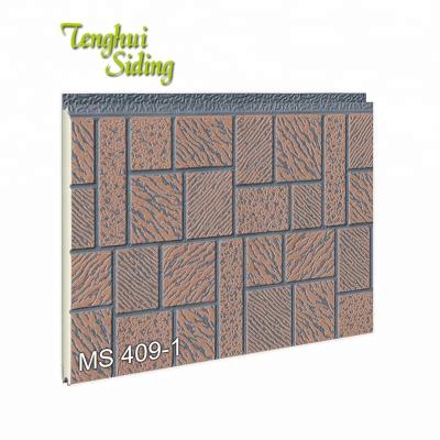 China Comfortable/easy installation/decorative/eco-friendly color of PU foam sandwich wall panels for roofing manufacturer for sale