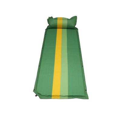 China Eco Friendly Inflatable Home Sleeper Mat Single Bed Price Air Camping Plastic Inflatable Mattress for sale