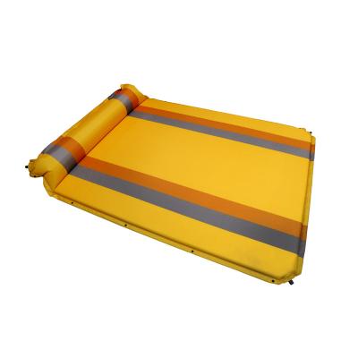 China Outdoor Sports Beach Inflatable Accessory Blanket Sleeping Inflating Pad Custom Inflatable Mattresses for sale