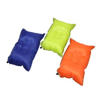 China 2018 JianTian Inflatable Outdoor Travel Self Inflatable Camping Neck Pillow for sale