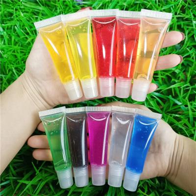 China High Quality Organic Custom Flavor Lip Plumper Gloss Waterproof Moisturizing Clear Vegan Lip Gloss Oil Dropping Serum for sale