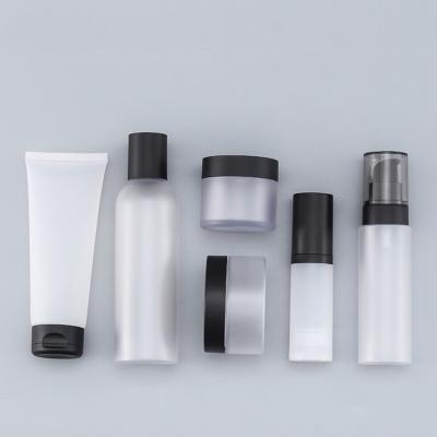 China Skin Care Packaging Custom Logo Skin Care Sets Airless Bottle 100ml 200ml Lotion And Toner Bottle Cream Jar 100ml Hair Butter Jar 100ml Squeeze Tube 100g for sale