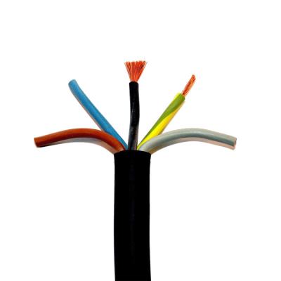 China Overhead PVC Iinsulated H07rn8-f Waterproof Flexible Rubber Pump Cable 450/750v Flat Rubber Submersible Power Cables for sale