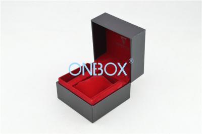 China Square Specialty Leather Watch Boxes Recyclable Hot Stamping for sale