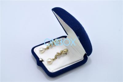 China Caixas de empacotamento personalizadas da joia para a almofada da inserção da senhora Earrings With Removable, serviço do ODM do OEM à venda