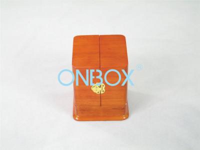 China Orange Elegant Luxury Perfume Packaging Custom Printed With Open Doors for sale