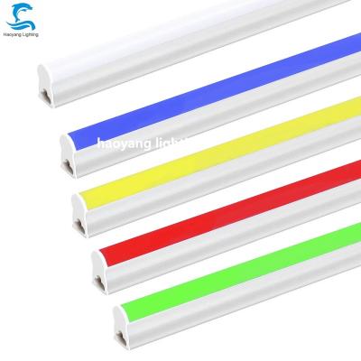 China T5 LED Aluminum Tubes Color 4ft 3ft 2ft 1ft Lights Integrated 220-240V 2835SMD Bulbs 220-240V 2835SMD Green Blue Fluorescent Lamp for sale