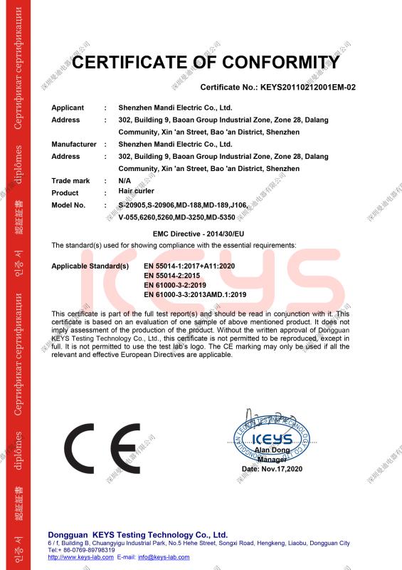 CE - Shenzhen Chongqi Technology Co., Ltd.